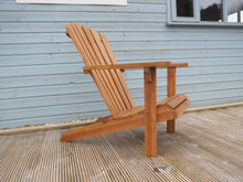 Load image into Gallery viewer, Beautiful, teak Adirondack garden easy-chair, suitable for commercial use